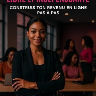 Femme Africaine Libre et Indépendante - Construis ton Revenu en Ligne Pas à Pas